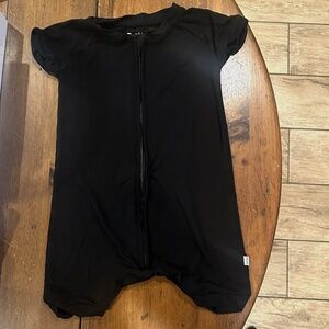 LITTLE SLEEPIES SHORTIES: Solid Black (Size 18-24 months)